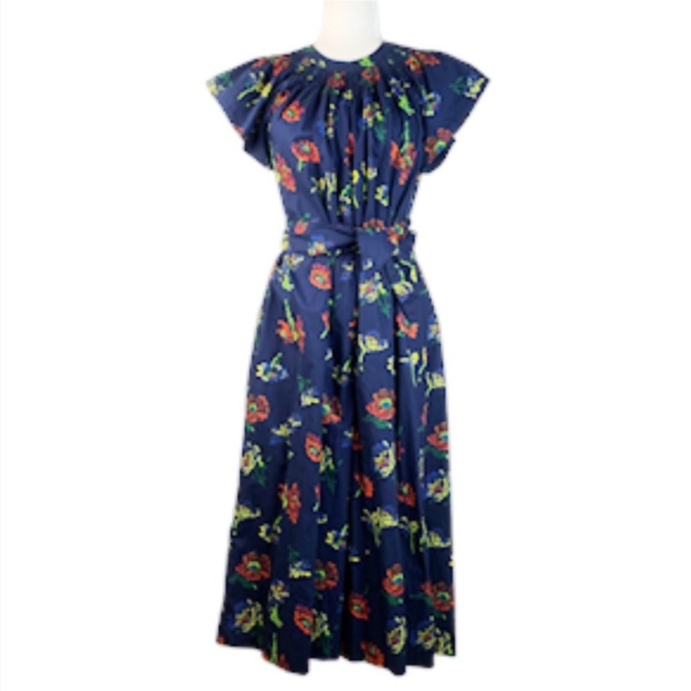 NWT Ulla Johnson Navy Coralie Jumpsuit Size 4